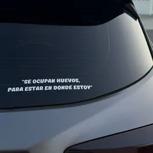 Se Ocupan Huevos Para Estar En Donde Estoy Vinyl Decal Sticker Many Sizes