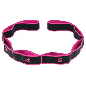 Body Toning Elastic Rope: 8-Grid Segmented Resistance Band for Yoga, Dance & Posture Correction