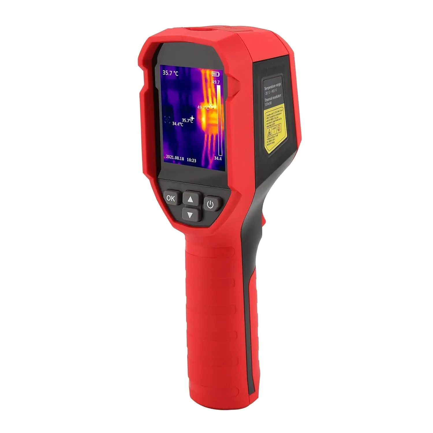 UNI-T UTi120S Infrared Thermal Camera 120x90 IR Resolution Handheld Thermal Imaging Camera 10800 Pixels,Thermal Imager,2 Meter Drop Durability IP54 Rechargeable