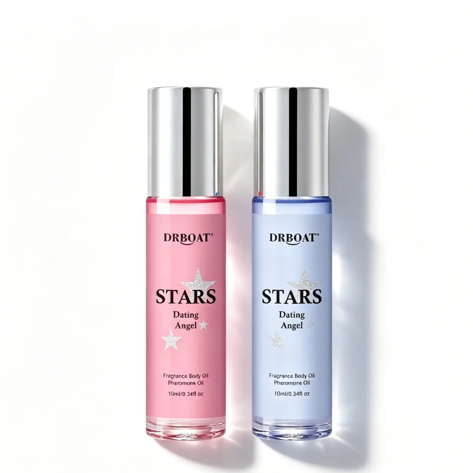 2Pcs Angel Pheromone Oil - 10ml Stars Dating Roll On Subtle Perfume Oil, Portable Eau de Toilette, Loving Fragrance Oil Traveling or Home Bathroom Use.