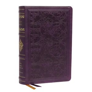 KJV, Personal Size Reference Bible, Sovereign Collection, Leathersoft, Purple, Red Letter, Thumb Indexed, Comfort Print: Holy Bible, King James Version by Thomas Nelson [Leathersoft Book]