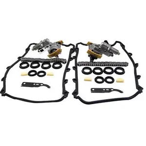 Left + Right compatible for AUDI 4.2L compatible for V8 Timing Chain Tensioner Gasket Set Kit -- Pair