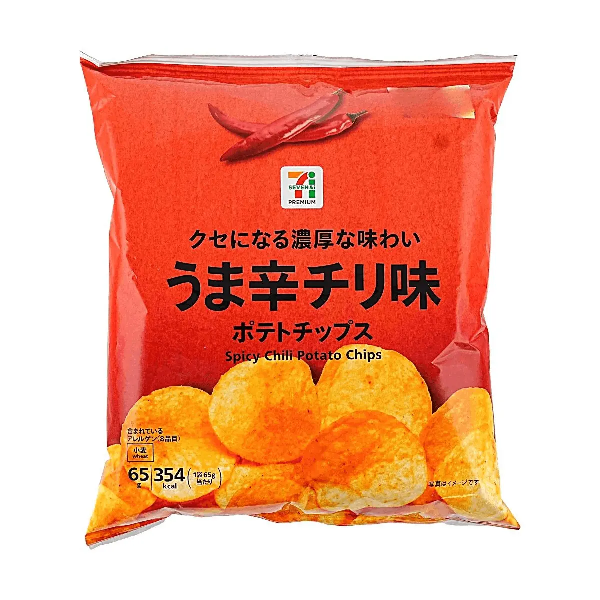 7-ELEVEN Japan Spicy Potato Chips 65g Authentic Convenience Store Snack Crispy Flavorful