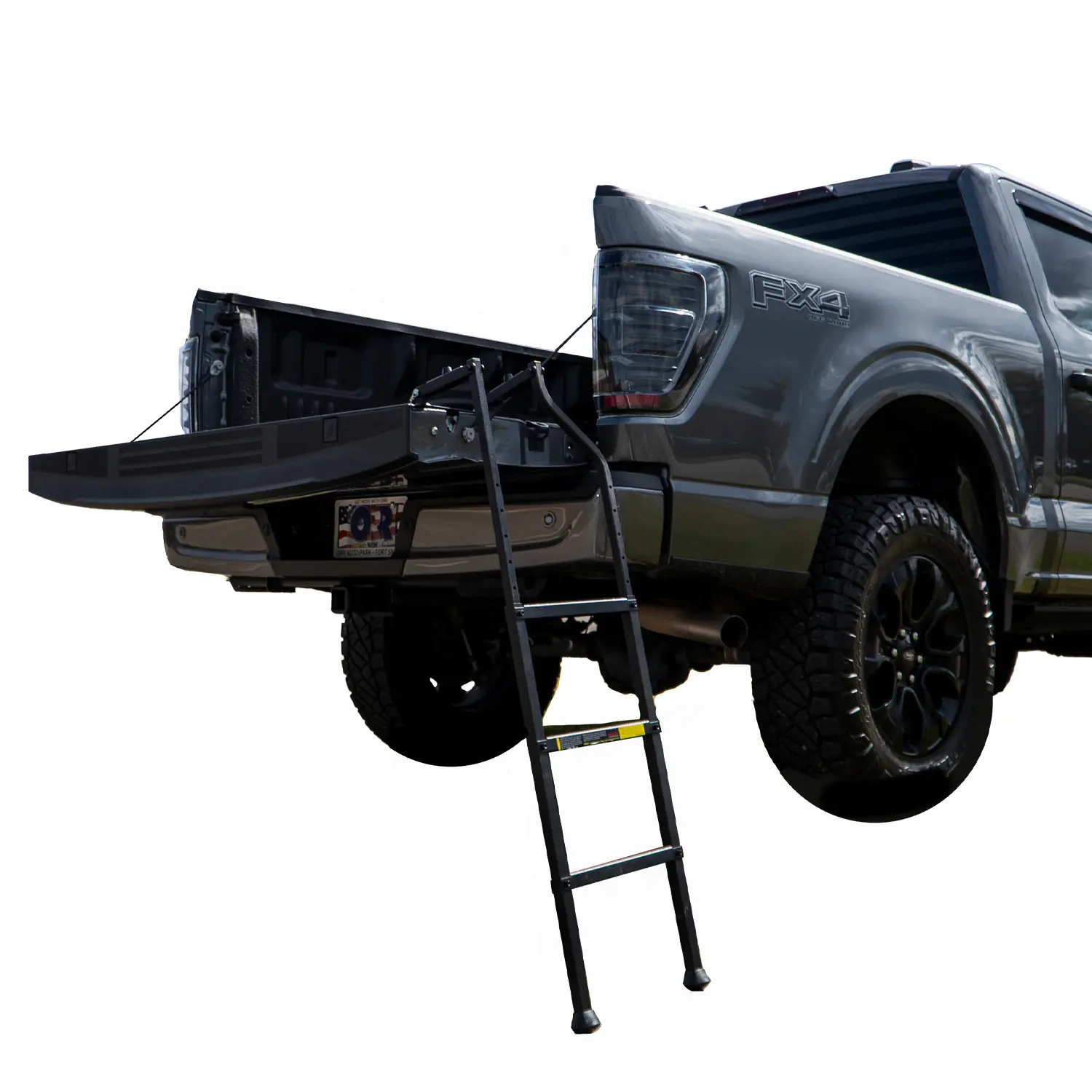 Articulating Ladder Racks 5-140 Tailgate Ladder XL For all trucks including lifted trucks ...