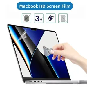 High Definition Pet Screen Protector Film, Anti-Glare Blue Light Blocking, Full Coverage, Fingerprint Resistant, Compatible with Macbook, Laptop Accessories