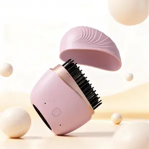 Portable mini cordless hair straightener, includes mirror, leaves hair shiny and smooth, gentle on the scalp, Type-C charging, convenient to carry, ideal for Christmas.