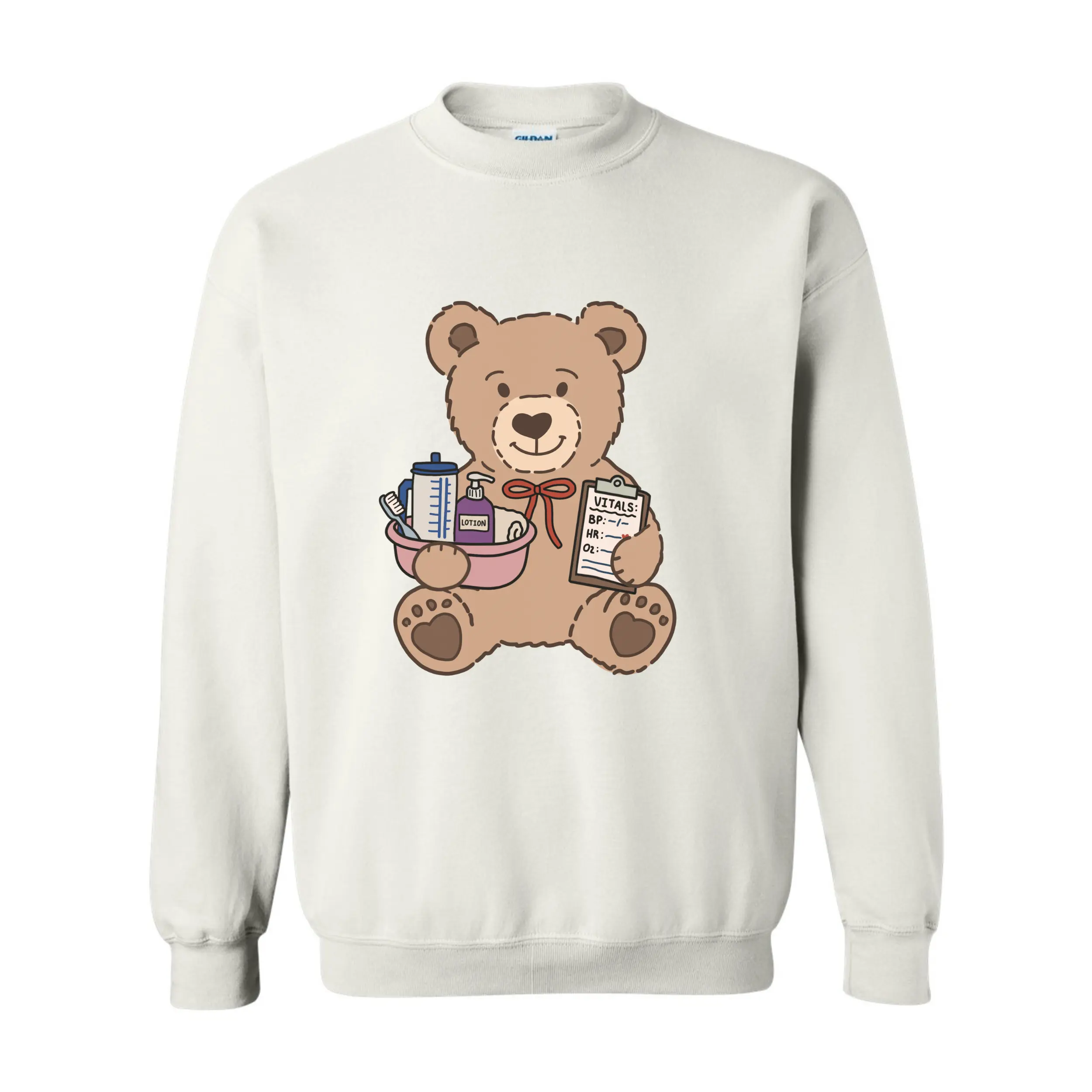 CNA Teddy Bear Crewneck