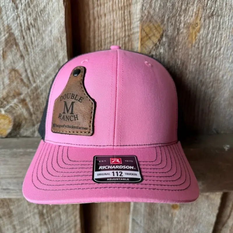 Richardson Pink Trucker Hat Model 112 Adjustable Snapback Cap