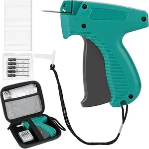 Clothing Tagging Gun Kit – Includes 6 Needles, 1008 2" Barbs Fasteners, and Hard Carrying Case for Garment Labeling