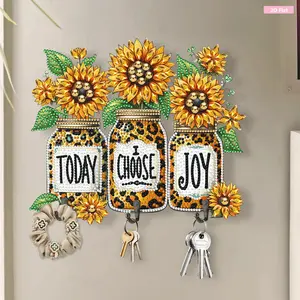 Wood 2D/Flat DIY Creative Handmade Gift for Various Occasions Diamond Painting Hanging Hook Diamond Art Painting Hook Kit for Wall Decoration and Space-Saving Storage