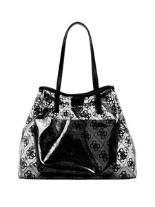 GUESS Female Tuana Clear Quattro G Large Tote