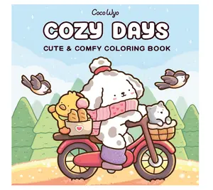 Cozy Days Coloring Book for Adults and Kids Cozy Spaces Coloring Paperback