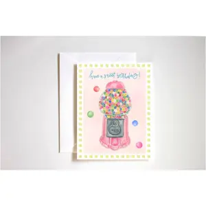Gum Ball Birthday Card
