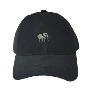 Elephant Embroidered Deluxe Dad Hat