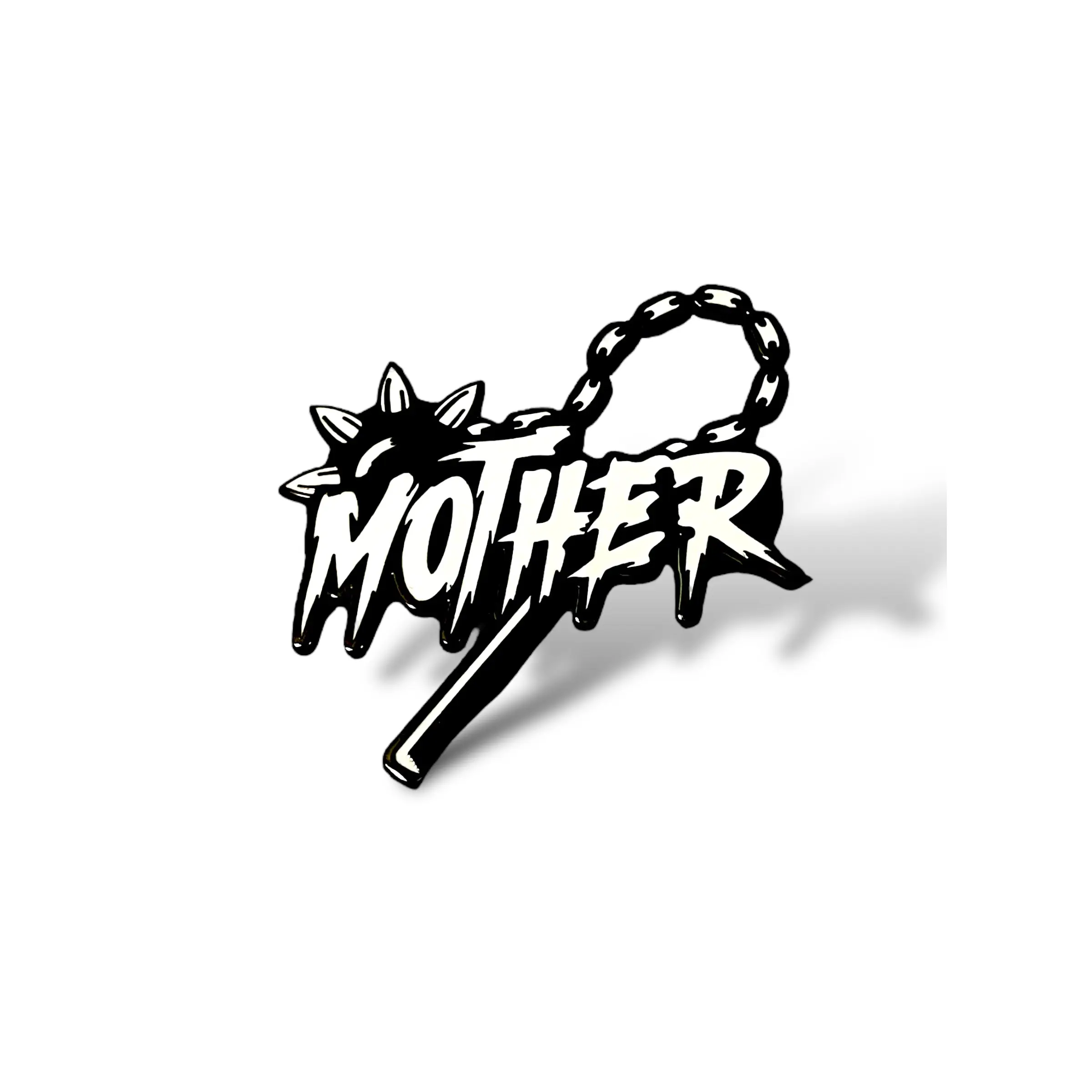 Weird Mother Morningstar Flail / Mace deluxe hard enamel pin Weird Mother Morningstar Flail / Mace deluxe hard enamel pin