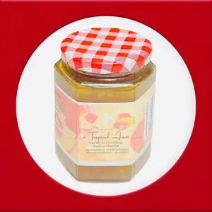 New 4 Tropical Fruits Jam Flavor Sweet Dip Breakfast or snack Coffee