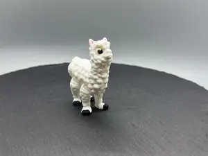 3D Printed Articulated Llama - Fidget Animal Friend