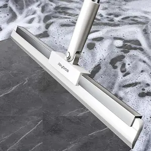 Rubber Squeegee Broom for Floor,62" Long Handle Window Squeegee, Silicone Pet Hair Remover,Magic Squeegee Broom for Indoor Cleaning,Cleans Glass, Hair, fine dust, Liquids, Suitable Smooth Floors, Rugs