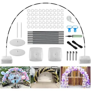 Balloon Arch Kit, 9FT Height & 10FT Width Adjustable Balloon Arch Stand Garden Arbors: Balloon Arch Frame with Base - for Garden Arbors Wedding Baby Shower Birthday Photo Backdrop