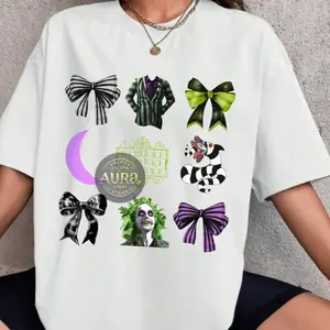 Beetlejuiice Classic Striped Shirt, Beetlejuicee Shirt, Halloween Shirt Vintage Shirt, Unisex shirt, Gift For Her