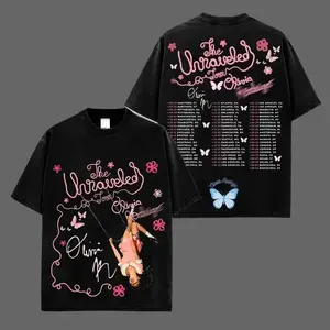 Olivia Rodigo : The Unraveled Tour Date 2026 #2 Graphic High-Quality Cotton T-Shirt, The Unraveled Tour Merch Fan Graphic Tee, Livies Streetwear Graphic Shirt, Gift for O-Rod Fans Vintage Livies Collector Tee