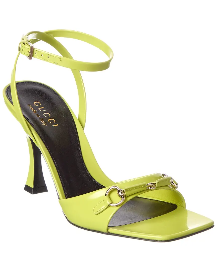 Gucci Horsebit Patent Sandal