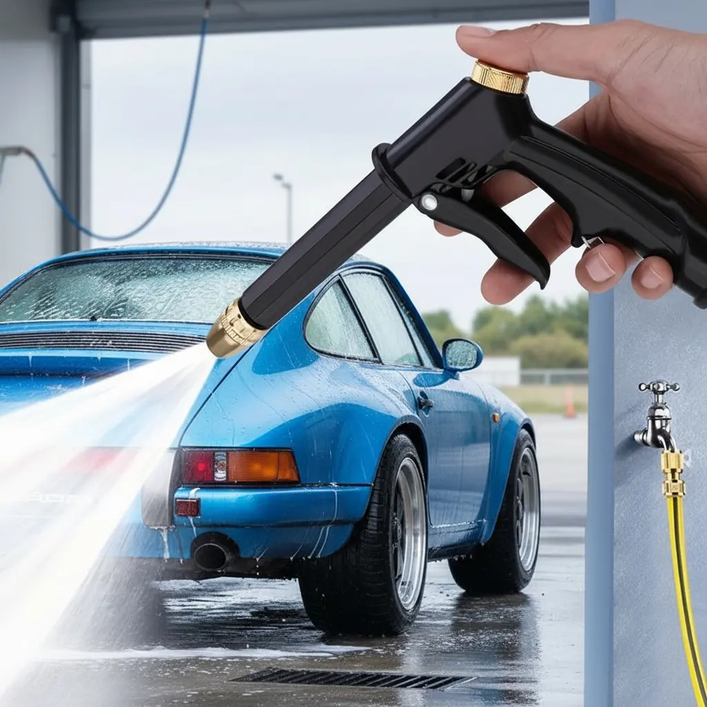 High-Pressure Car Wash Jet Nozzle Set - Quick Connect Hose for Home Garden Watering, Portable Waterproof Accessories, Gift Box of 2, Pressure Washer Nozzle, Pressure Washer Attachments, Pressure Washer Accessory