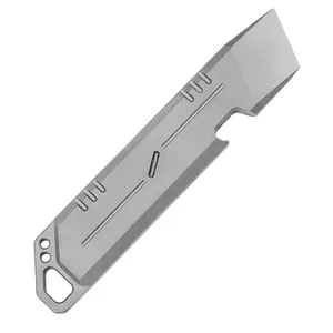 Titanium Alloy Pry Bar, Mini Multi-Function Tool, Bottle Opener Function, Portable Edc Pocket Tool, Ideal for Camping Hiking WC01-C