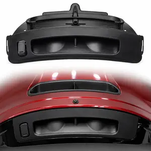 Black Inner Fairing Air Duct Vent for Harley Touring Street Glide Electra Glide Ultra Limited Tri Glide 2014-Later Batwing Fairing