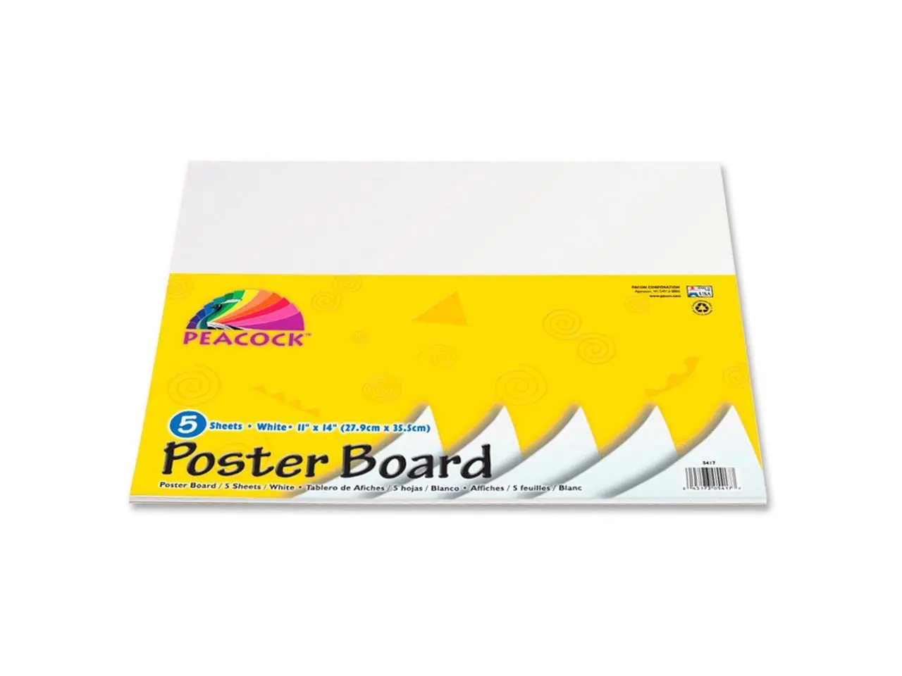 Pacon Peacock Poster Board Sets