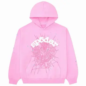 OG web pink Sp5der hoodie
