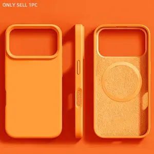 Premium Magnetic Protective Phone Cover, Casing, Cellphone Case, Accessories Designed for Iphone 17 Pro Max, 17 Pro, 17 Air, 17, 16, 15, 14, 13 Pro Max, Compatible with Wireless Charging, Featuring a Sleek Solid Color Design