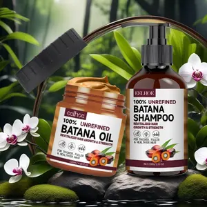 Batana Oil Hair Care Set, 2pcs/set Shampoo & Conditioner, Deep Moisturizing Hair Care Product, Hydrating Hair Care Product for Women & Men, Keratin Nourishing Shampoo