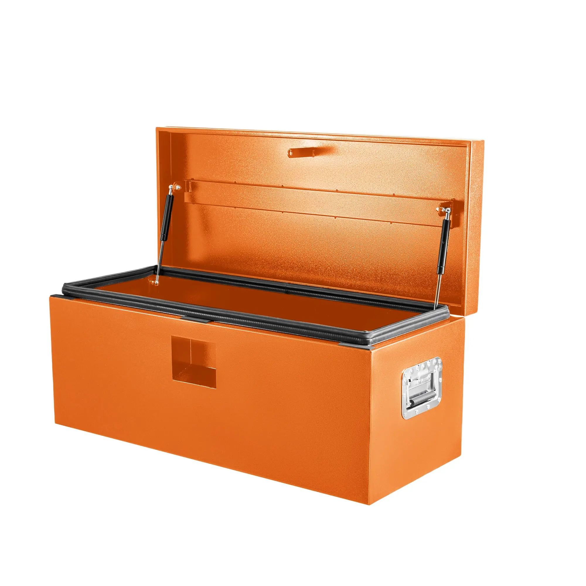Garvee Black Steel Truck Bed Toolbox, Trailer Tongue Box, Truck Storage Organizer, Truck Toolbox, Caravan, Trailer (30 x 15 x