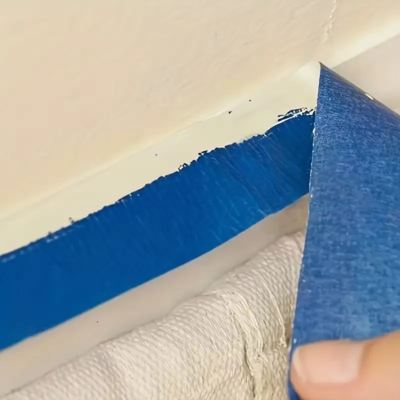 Blue Painter's Tape Three Rolls, Suitable for Various Surfaces, Ideal for Painting and Decorating, Essential Tool for DIY Projects