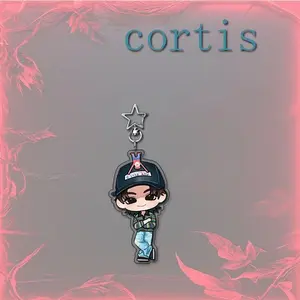 Cortis Acrylic Keychain Korea Idol Star Buckle Celebrity DIY ACG Support Student Cartoon Backpack Exquisite Pendant Cute Gift