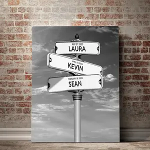 Personalized Family Street Sign