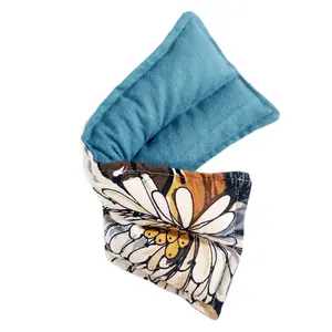 Flowers, eye bag, therapeutic heating-cooling rice bag, heat pad, cold pack, migraine relief, pain relief, rice bag