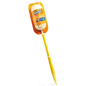SWIFFER 80900 Extendable Handle Duster Starter Kit, Cleaning Supplies, Home Cleaning Products, Ceiling Fan Cleaner, Microfiber Tool, Multisurface Cleaning Aid, Ceiling Fan Duster