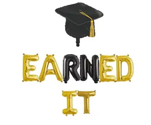 Nurse banner, Earned It Balloon Banner, Nurse Graduation Party Decorations