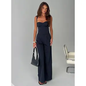 Briana Set Navy Pinstripe Briana Set Navy Pinstripe