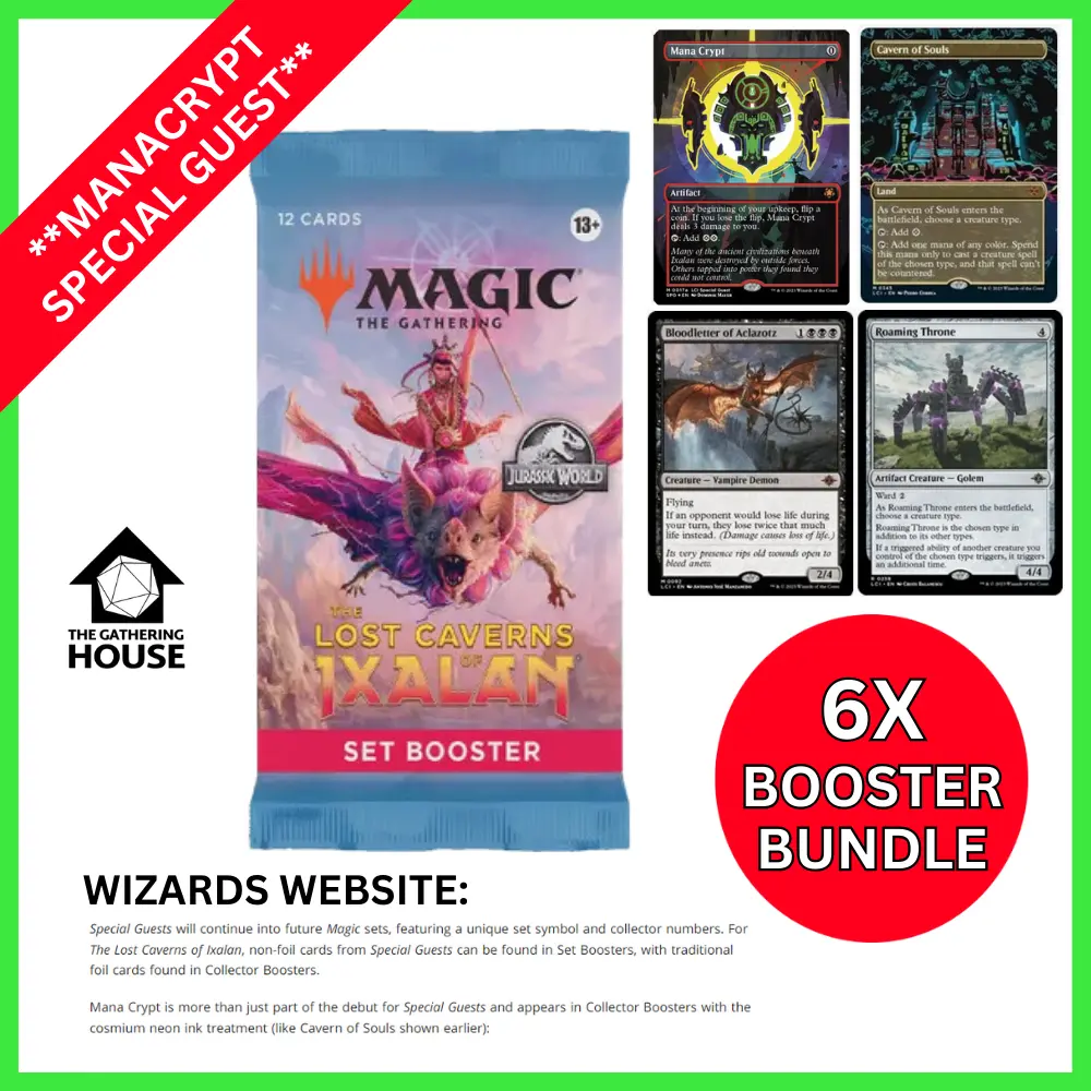 6x Bundle - The Lost Caverns of Ixalan - Set Booster Pack - (LCI)- MTG - Magic the Gathering - TikTok Shop 6x Bundle - The Lost Caverns of Ixalan - Set Booster Pack - (LCI)- MTG - Magic the Gathering - TikTok Shop