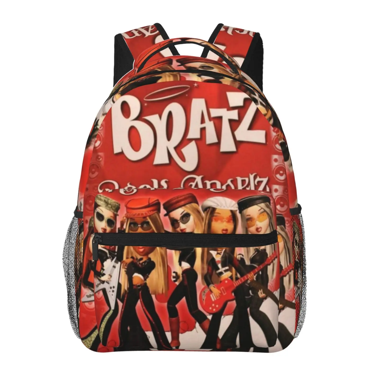 Unisex Cartoon Print Backpack for Campus Life, Water-Resistant Oxford Cloth School Bag with 15.6" Laptop Compartment, Ideal for Back to School Haul & Birthday Gifts, All Over Print, Full-Wrap Print