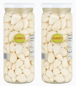 Sanniti Spanish Pickled Garlic 15.9 Ounces (Pack of 2) - Food Instant - Authentic Spanish Flavor