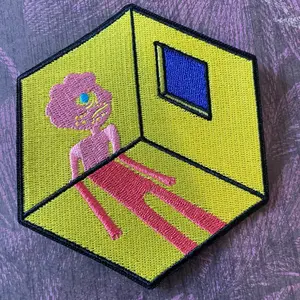 4" Sad Wish Master Embroidered Iron on Patch