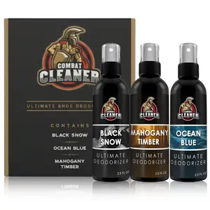 Shoe Deodoriser Spray 3-Pack – Odor Eliminator for Footwear, Sneakers, Gym Bags & Gear | 3 Fresh Scents