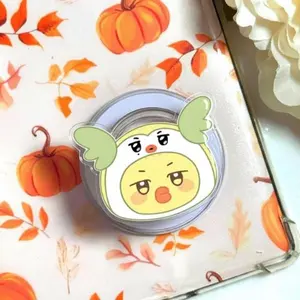 Kpop Mightniteez Phone Grip Cute Cartoon Holder Stand, Kpop Fan Gift, Adjustable Pop Socket Accessory