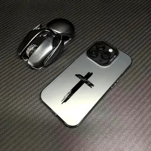 Fashionable Three-Color Cross Mobile Phone Case Suitable for Fashion-Forward People, Suitable for IPhone17 11 12 13 14 15 16 Pro Max Air Plus