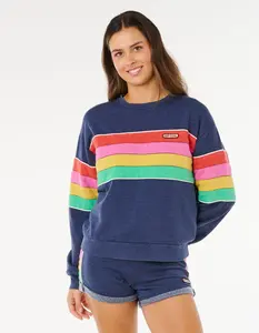 RIP CURL Surf Revival Womens Relaxed Crewneck Sweatshirt