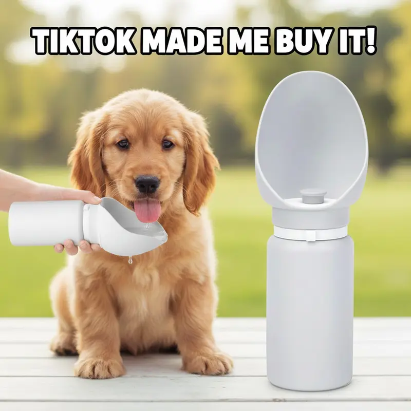 portable dog water bottles - TikTok Shop
